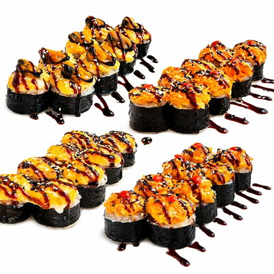 Сет Спайси в Некруглая пицца и роллы по цене 1941 ₽