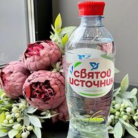 Вода Святой Источник газированная в Caramel cafe