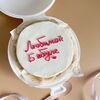 Бенто-торт с розовой надписью любимой бабулев Kulakovabakery по цене 1850