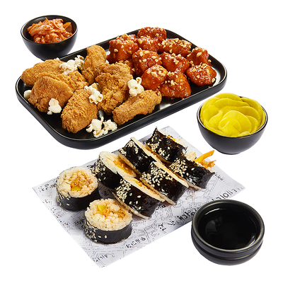 Комбо Корейский микс в KANNAM CHICKEN по цене 1754 ₽