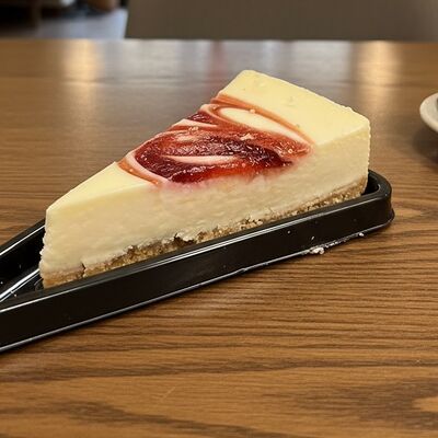 Чизкейк клубничныйв Laksa & Wok по цене 320 ₽