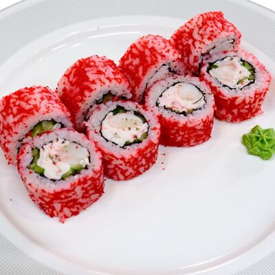 Калифорния с тигровой креветкой в KEKOU SUSHI по цене 399 ₽