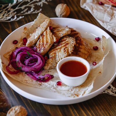 Шашлык из индейкив Хинкали Мишлен по цене 790 ₽