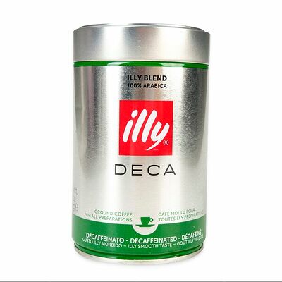 Кофе молотый Illy Эспрессо без кофеина ж/б Италия в Азбука Вкуса Экспресс Меню по цене 1187 ₽