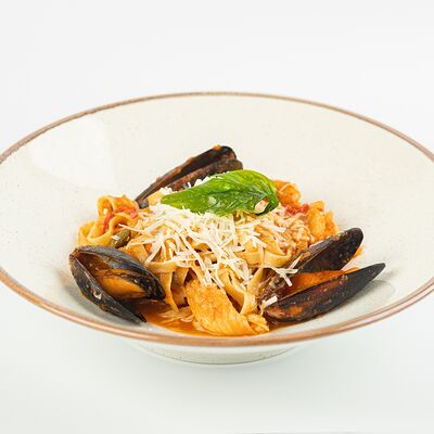 Тальятелле с морепродуктами в Kitchen по цене 1020