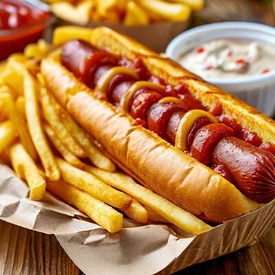 Фри-дог в Ками cafe club по цене 277 ₽