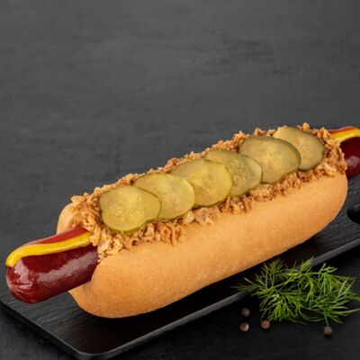 Датский хот-дог с сосиской чикен гриль в Stardogs по цене 299 ₽