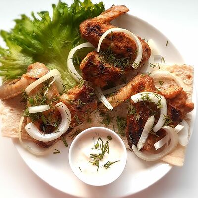 Шашлык из куриных крылышек в Жпит по цене 798 ₽