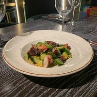 Салат Битые огурцы с лососем в Only Wine