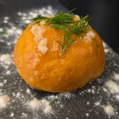 Пампушка чесночная в Трасса по цене 50 ₽