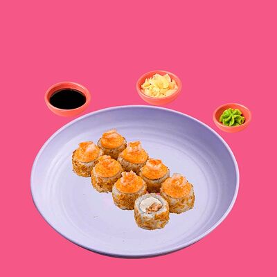 Ролл запеченный Листопад Salomon Спайси в Big Fish по цене 1195 ₽