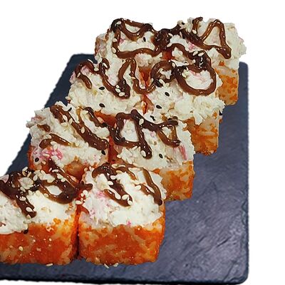 Запеченный ролл Калифорния хот в SV Sushi по цене 468 ₽