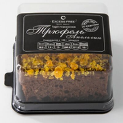 Торт-пирожное Трюфель Апельсин в Ничего лишнего по цене 315 ₽