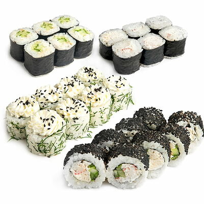 Сет Хит в Некруглая пицца и роллы по цене 1131 ₽