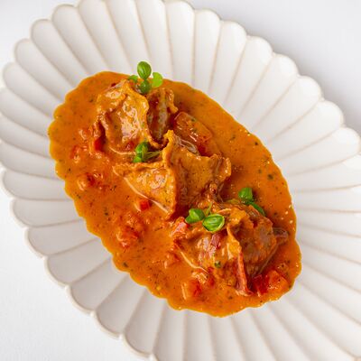 Равиоли с камчатским крабом в томатном соусе в Leto по цене 1740 ₽