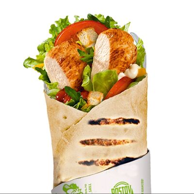 Шаурма Цезарь со свининой (маленькая) в Ростовский Гриль по цене 206 ₽