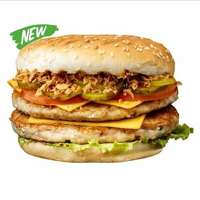 Бургер Бодрая курочка в Мясной гурман по цене 690 ₽