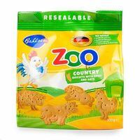 Печенье Leibniz Zoo Кантри пшеничное со спельтой и овсяной мукой, Bahlsen в Азбука Вкуса Экспресс Меню