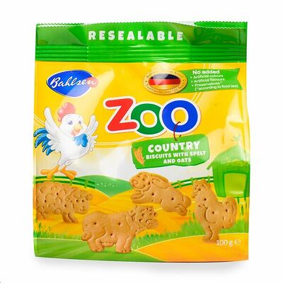 Печенье Leibniz Zoo Кантри пшеничное со спельтой и овсяной мукой, Bahlsen в Азбука Вкуса Экспресс Меню по цене 149 ₽