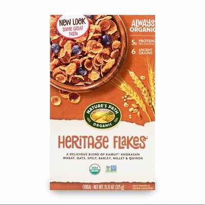 Хлопья Natures path Heritage мультизлаковые с мёдом в Азбука Вкуса Экспресс Меню по цене 463 ₽