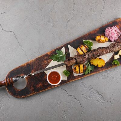 Шашлык из мраморной говядины в Meat bar по цене 750 ₽