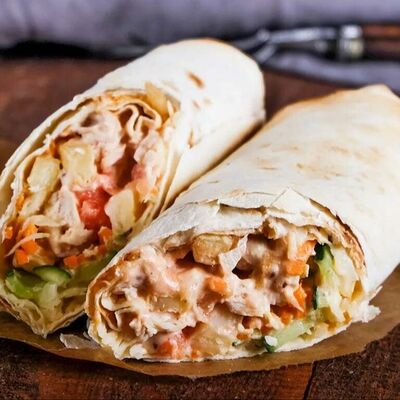 Шаурма жгучие огурчикив Точно сочно по цене 420 ₽