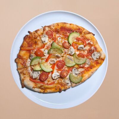 Мини-пицца овощнаяв Романовская пекарня по цене 650 ₽