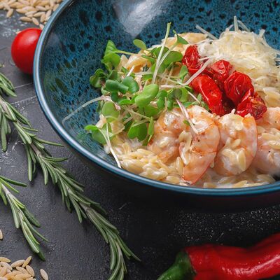 Паста Ризони с креветками в Duran Bar & Grill по цене 589