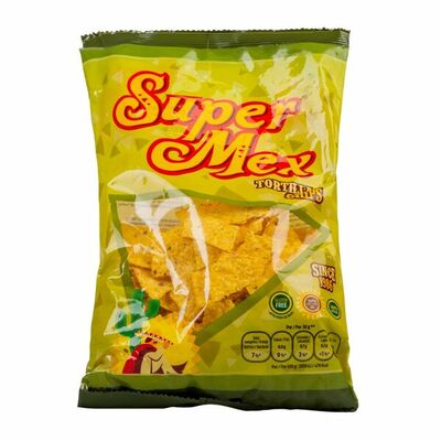 Чипсы кукурузные Super Mex Nachos с солью Chavez y Clark S. l. Испания в Азбука Вкуса Экспресс Меню по цене 145 ₽