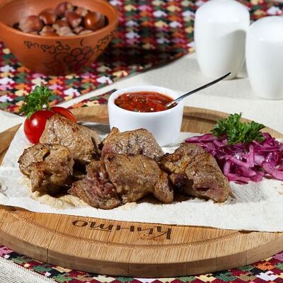 Шашлык из свиной шеи в Кинто по цене 1140 ₽