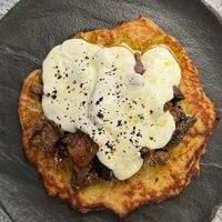 Драник Говядина и лесные грибы в Гастропапы