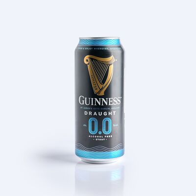 Пиво Гиннесс Драфт безалкогольное в Drunken duck pub по цене 790 ₽