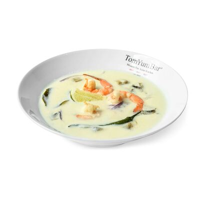 Tom Kha с королевскими креветками с доброй порцией пропаренного риса в TomYumBar по цене 868 ₽