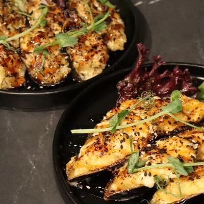 Мидии запеченные в Чаша по цене 510 ₽