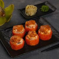 Ролл запечённый спайси лосось new в Суши Well