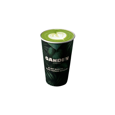 Матча Латте зелёная 450 мл в Garden Coffee по цене 479 ₽