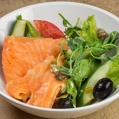 Салат Семужный с каперсами и маслинами в Щепка по цене 630