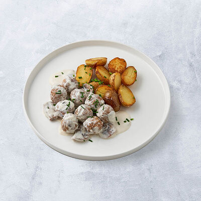 Норвежские фрикадельки в грибном соусе в Vaffel по цене 710 ₽