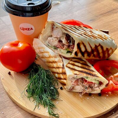 Шаурма Фирменная из курицы гриль в Gimza по цене 280 ₽