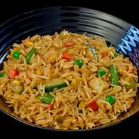 Жареный рис по-Тайский с овощами в Lavaш пиzza