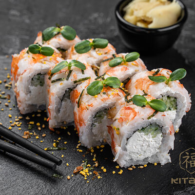 Ролл Филадельфия с креветкой в Kitana по цене 838 ₽