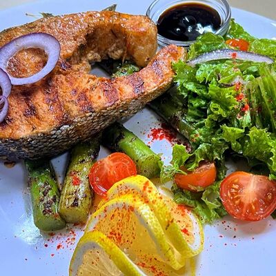 Стейк из семги в Iago по цене 1440 ₽