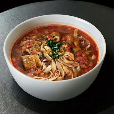 Традиционный Лагман с говядиной в Винегрет по цене 550 ₽