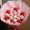 Букет Pinkberry (19 шт.) в Luna-Клубника в шоколаде по цене 3990