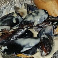 Мидии в сливочно-сырном соусев Mixrolls