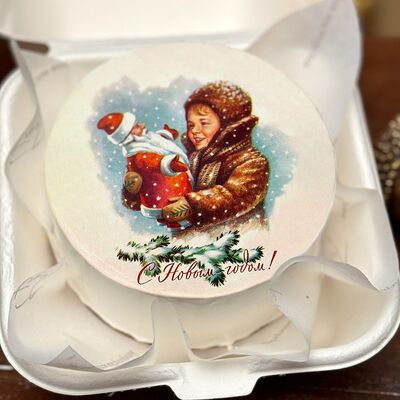 Бенто-торт Новогоднее чудо в Tort4u по цене 1590 ₽