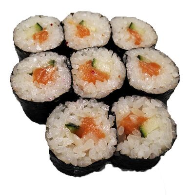 Классический ролл с лососем и огурцом в Sushi Maki по цене 199 ₽