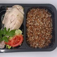 Отварная курица с гречей в Столовая на Советской 52