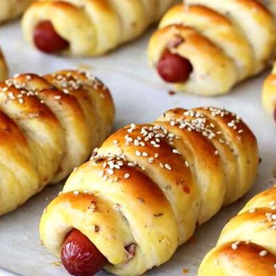 Сосиска в тесте в ШашлыкЪ №1 Top Grill по цене 100 ₽