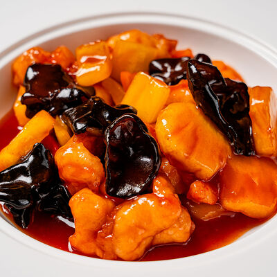 Тигровые креветки в кисло-сладком соусе в Soluxe Club по цене 1800 ₽